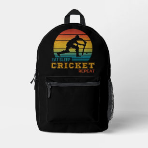 Sac À Dos Imprimé Manger Dormir Cricket Répéter 