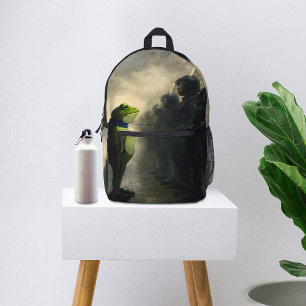 Sac À Dos Imprimé Manifestation de la Grenouille de Portland