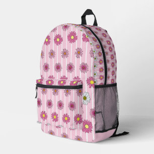 Sac À Dos Imprimé Marguerites roses