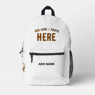 SAC À DOS IMPRIMÉ MARQUE BLANCHE MODERNE ET PERSONNALISABLE VÉRIFIÉE