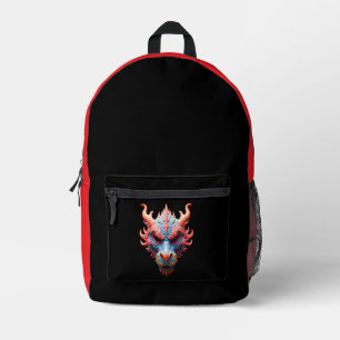 Sac À Dos Imprimé Masque de dragon Aurore