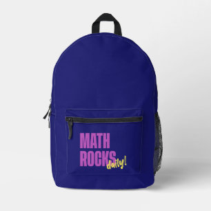 Sac À Dos Imprimé Math Rocks Daily