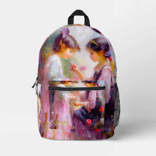 Sac À Dos Imprimé Matin dans un jardin
