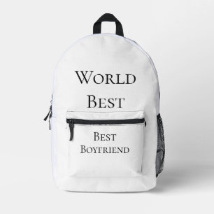 Sac À Dos Imprimé Meilleur mari petit ami homme journée de la Saint-