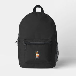 Sac À Dos Imprimé Meilleure vie avec Akita débardeur
