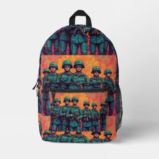 Sac À Dos Imprimé Militaire 2