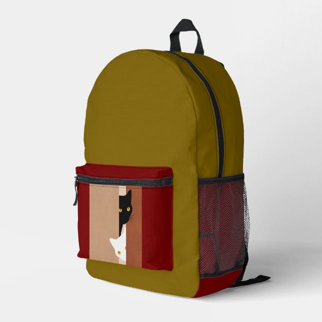 Sac À Dos Imprimé Mochila Dos Gatos Asomados (Coin arrière droit)