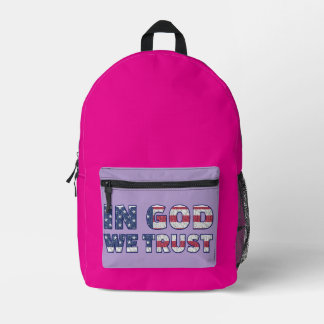 Sac À Dos Imprimé Mochila En Dios Confiamos