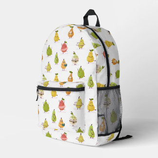 Sac À Dos Imprimé Modèle Enfants Poires Amusantes