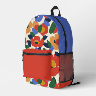 Sac À Dos Imprimé Modèle floral Abstrait en gras