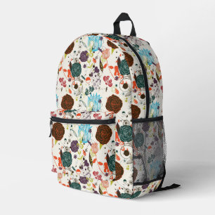 Sac À Dos Imprimé Modèle floral rétro