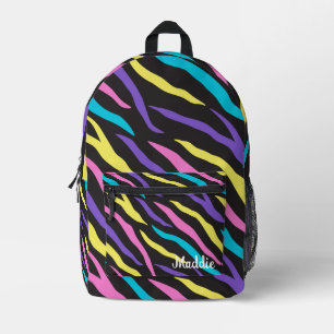 Sac À Dos Imprimé Modèle Zèbre coloré