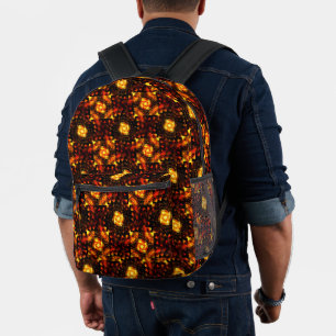 Sac À Dos Imprimé Moderne Bohème Élégante Motif Artistique Abstrait