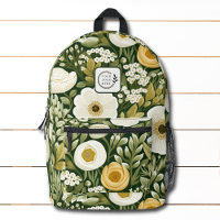 Moderne Botanique Florale Ajouter Logo Entreprise