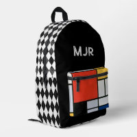Mondrian et Jacquard géométrique
