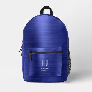 Sac À Dos Imprimé Monogramme bleu marine