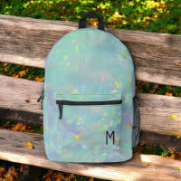 Monogramme Iridescendant Opale mignonne pour enfan