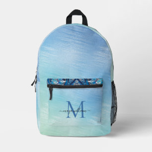 Sac À Dos Imprimé Monogramme personnalisé Novy Parties scintillant b