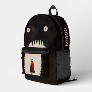 Sac À Dos Imprimé Monster et le petit chaperon rouge