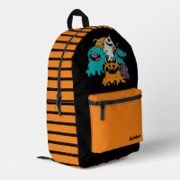 Monstre d'Halloween mignon/lunatique
