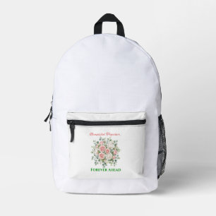Sac À Dos Imprimé Montre de mariage florale élégante