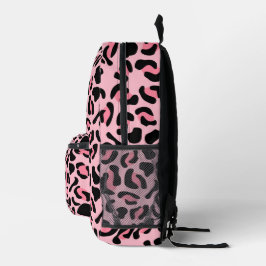Sac À Dos Imprimé Motif animal rose moderne léopard