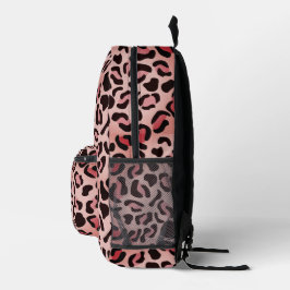 Sac À Dos Imprimé Motif animalier moderne léopard