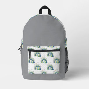 Sac À Dos Imprimé Motif arc-en-ciel aquarelle