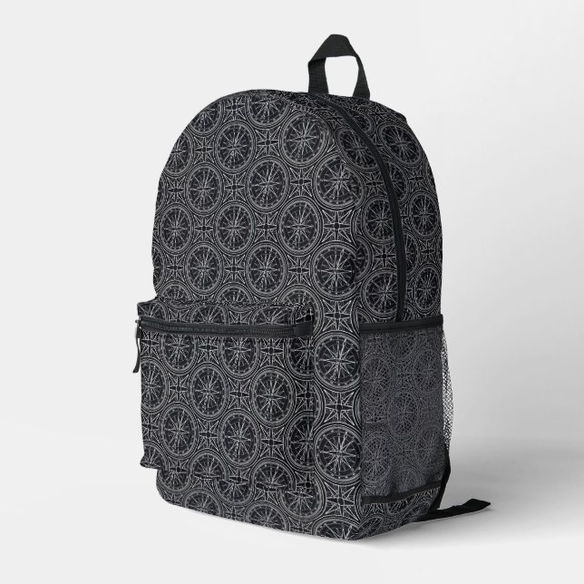 Sac À Dos Imprimé Motif Compass Rose éolien (Coin arrière droit)