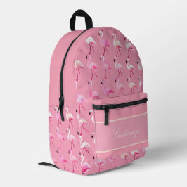 Sac À Dos Imprimé Motif d'aquarelle couleur Flamant rose rose person