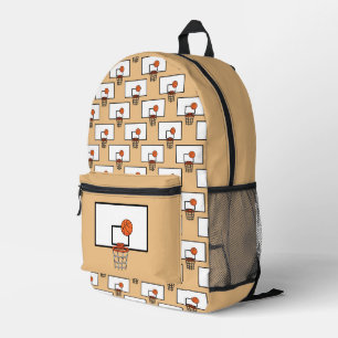 Sac À Dos Imprimé Motif de basket-ball