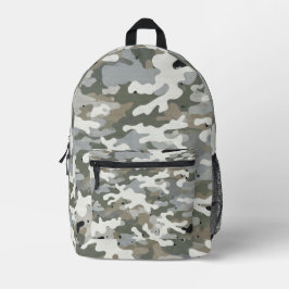 Sac À Dos Imprimé Motif de camouflage militaire d'hiver