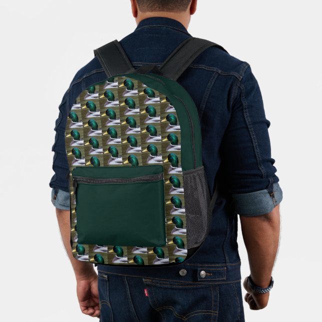 Sac À Dos Imprimé Motif de canard de Mallard à tête verte (Insitu (Modèle))
