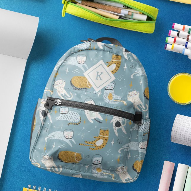 Sac À Dos Imprimé Motif de chats de l'espace (Créateur téléchargé)