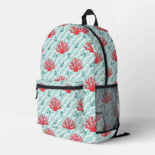 Sac À Dos Imprimé Motif de corail rouge