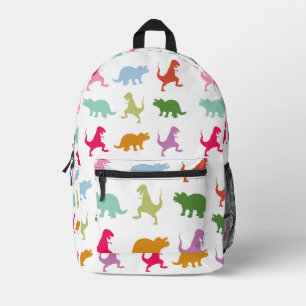 Sac À Dos Imprimé Motif de dinosaures colorés