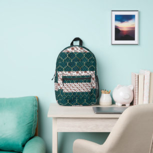 Sac À Dos Imprimé Motif de fleurs aquarelle