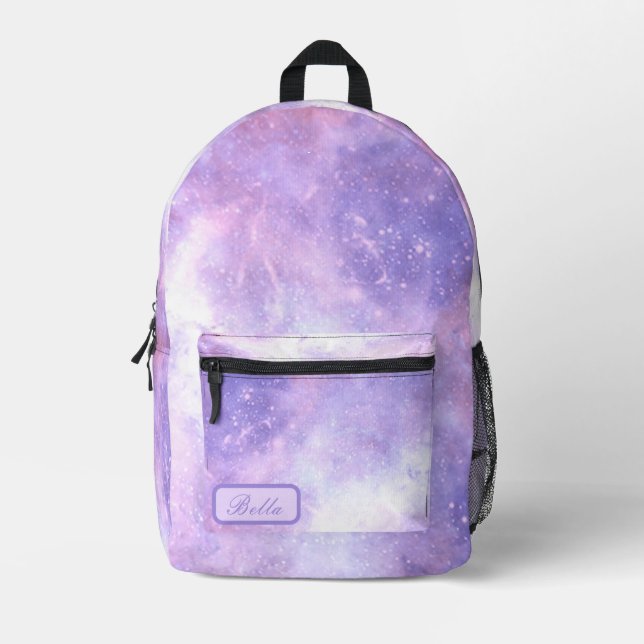 Sac À Dos Imprimé Motif de Galaxie cosmique céleste (Recto)