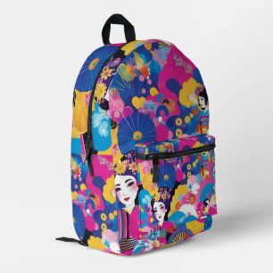 Sac À Dos Imprimé Motif de Harajuku
