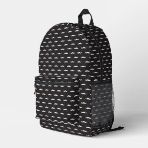 Sac À Dos Imprimé Motif de hipsters de Moustache