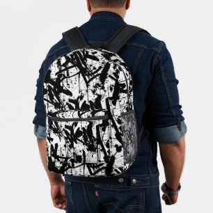Sac À Dos Imprimé Motif de streetwear urbain graffiti
