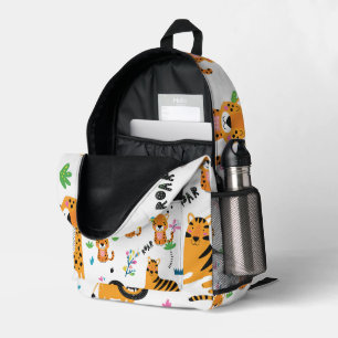 Sac À Dos Imprimé Motif de tigre