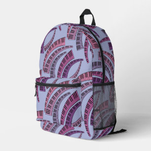 Sac À Dos Imprimé Motif de touches de piano courbes