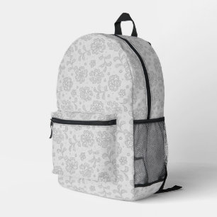 Sac À Dos Imprimé Motif dentelle, fleur vintage 1