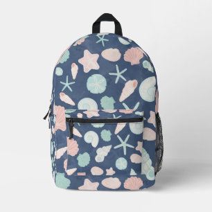 Sac À Dos Imprimé motif des coquillages