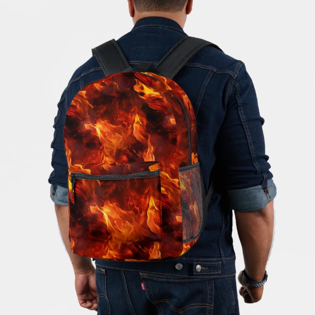 Sac À Dos Imprimé Motif d'incendie (Insitu (Modèle))