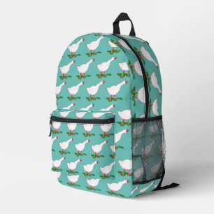 Sac À Dos Imprimé motif d'oie agricole mignon