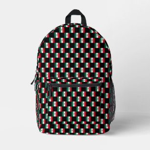 Sac À Dos Imprimé motif du drapeau À damiers Mexique
