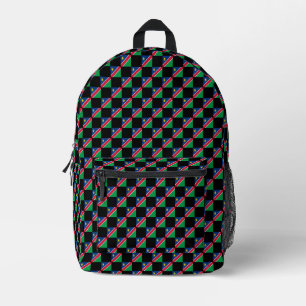 Sac À Dos Imprimé motif du drapeau À damiers Namibie