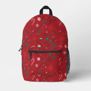 Sac À Dos Imprimé Motif Elf Candy Checker
